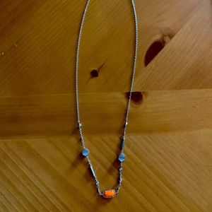 Kendra Scott - adjustable silver chain necklace